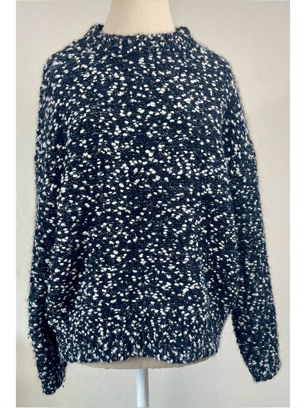 Sezane Juliette Wool Multicolor Pullover Sweater